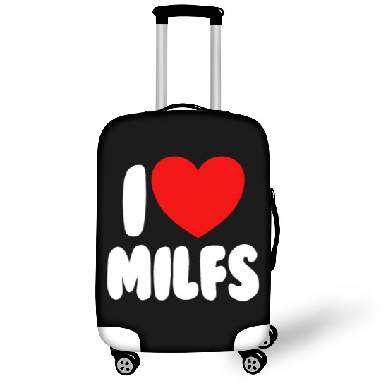 I Love MILFS Red Heart Love Hot Moms I Love MILFS Luggage Covers