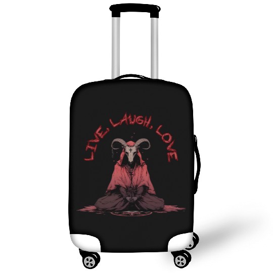 Live, Laugh, Love Baphomet Luggage Covers