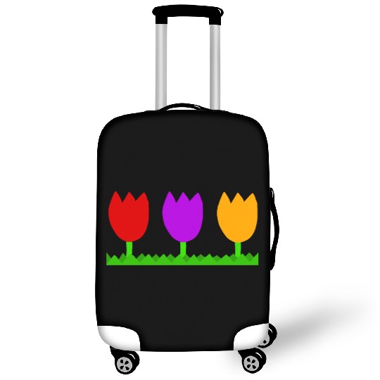 Three cute tulips Luggage Covers