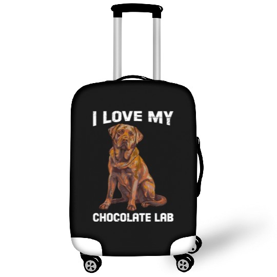 Labrador Owner I LOVE MY CHOCOLATE LAB Luggage Covers