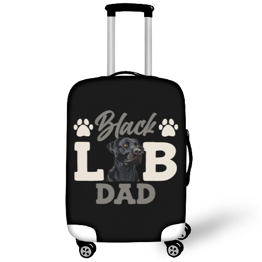 Black Labrador BLACK LAB DAD Labrador Owner Luggage Covers