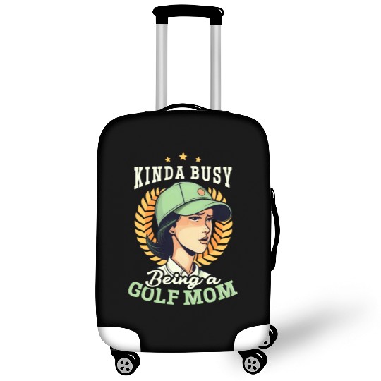 Golfing Mom Busy Because Golf Mom Luggage Covers