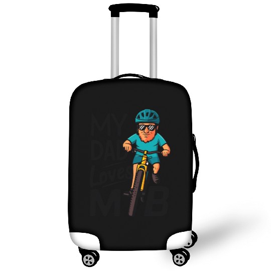 My Dad Loves MTB Bike - Father's Day Luggage Covers