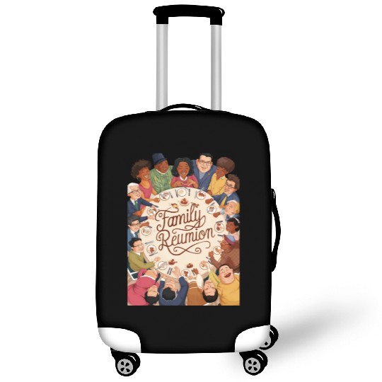 Joyous Family Reunion Feast Luggage Covers