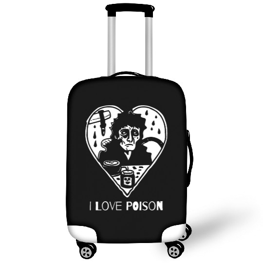 Sarcasm Horror: I Love Poison Luggage Covers