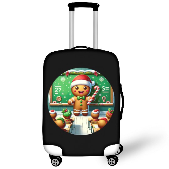 Gingerbread Teach's Yuletide Class Luggage Covers