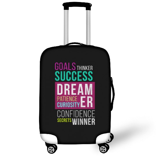 Vintage Artwork Dreamer Motivational Quotes Luggage Covers