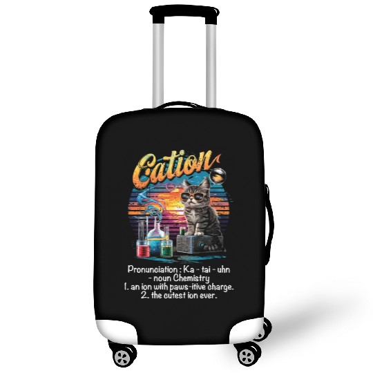 Cation - Amusing Chemistry Humor for Science Teach Luggage Covers