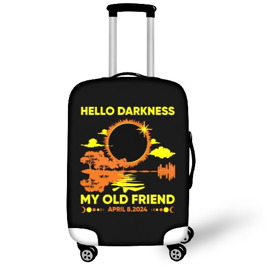 Hello Darkness My Old Friend - April 8th 2024 Luggage Covers