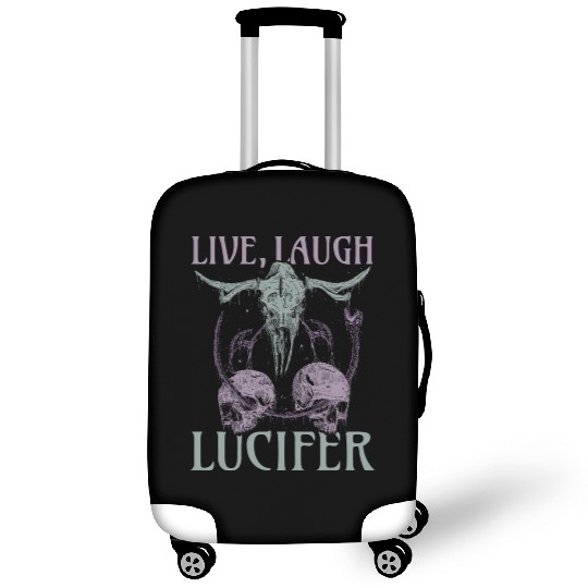 Live Love Lucifer Goth Festival Death Metal Luggage Covers