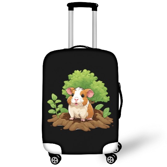 Earth Day Guinea Pig: Vibrant Eco-Friendly Design Luggage Covers