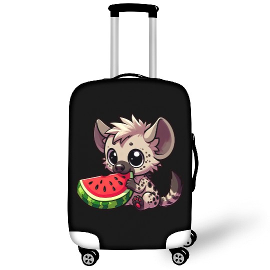 Hyena with Watermelon Summer Fruit Luggage Covers