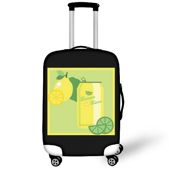 Lemon Lime Soda Luggage Covers