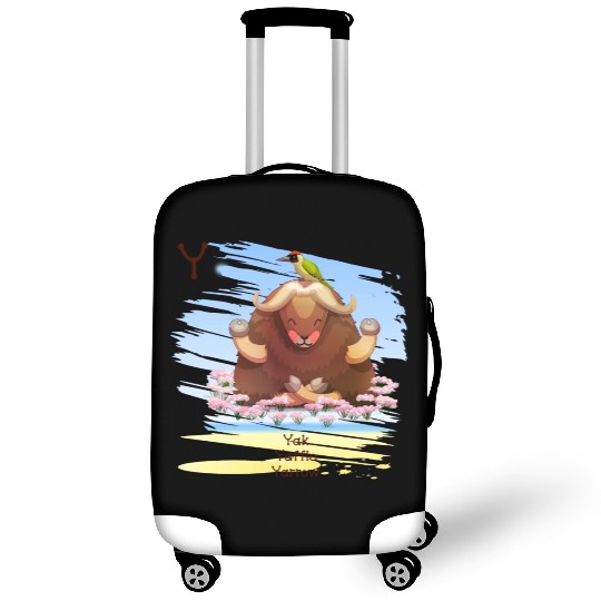 Unique Creative Cute Y Alphabet Yak Yaffle Yarrow Luggage Covers