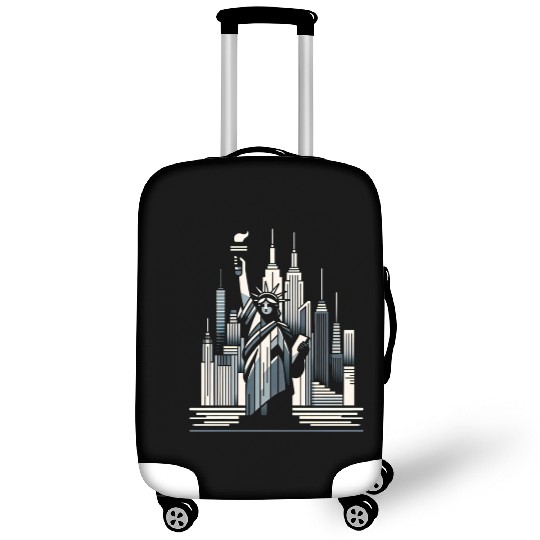 Statue of Liberty Embrace Luggage Covers