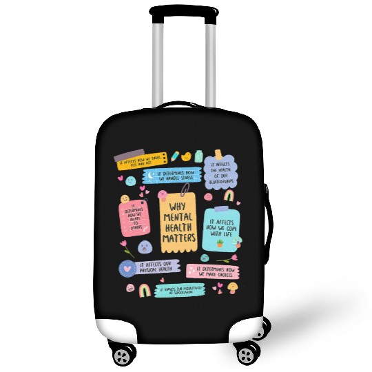 Mental Health Matters Human Brain Illness Luggage Covers