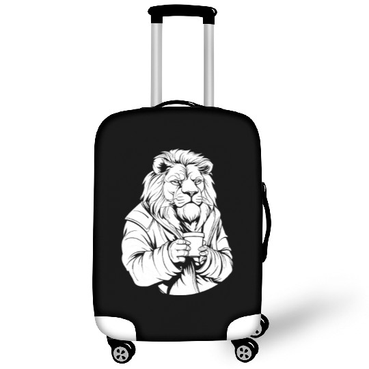 Lion Coffee Luggage Covers