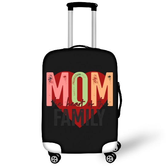 MOM The Heart of Family Gift Luggage Covers