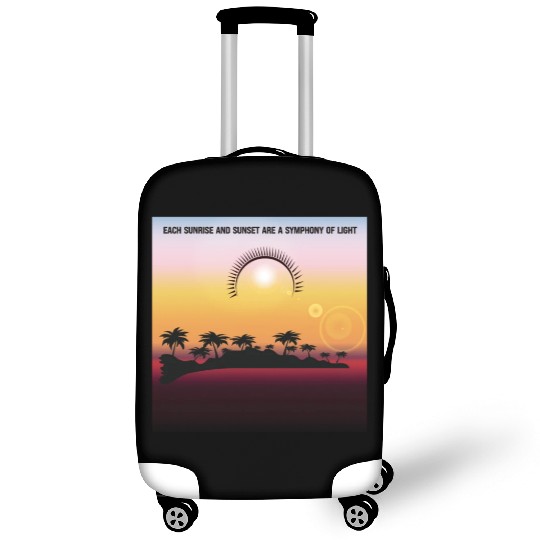 Sunrise and Sunset designs for Life Luggage Covers