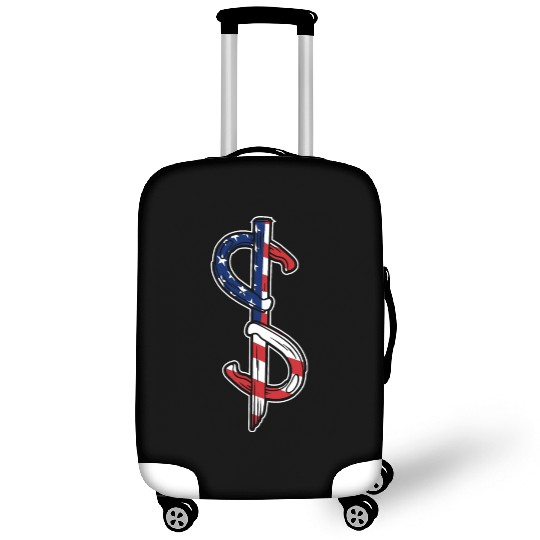 Horseshoe Pitching USA FLag Luggage Covers