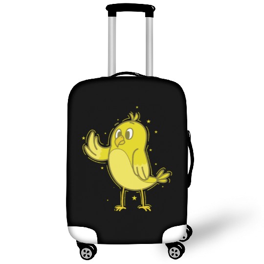 Canary waving Luggage Covers