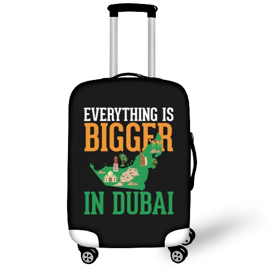 Dubai Map: The City of Dreams Luggage Covers