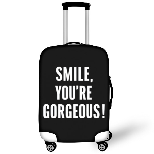 Smile You're Gorgeous Positive Affirmation Luggage Covers