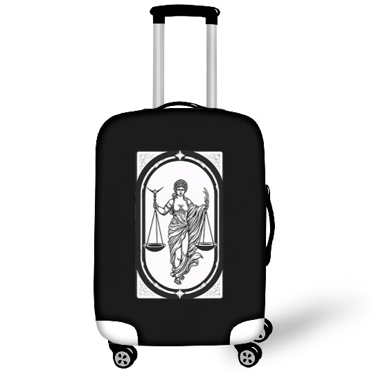 Themis Tarot Card Astrology Occult Mystical Luggage Covers