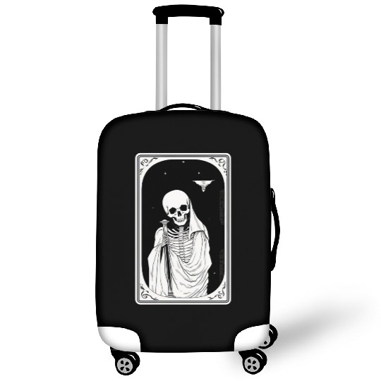 Skeleton Tarot Card Reader Astrology Occult Luggage Covers