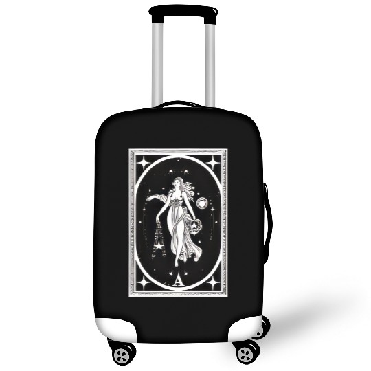 Themis Tarot Card Astrology Occult Mystical Luggage Covers