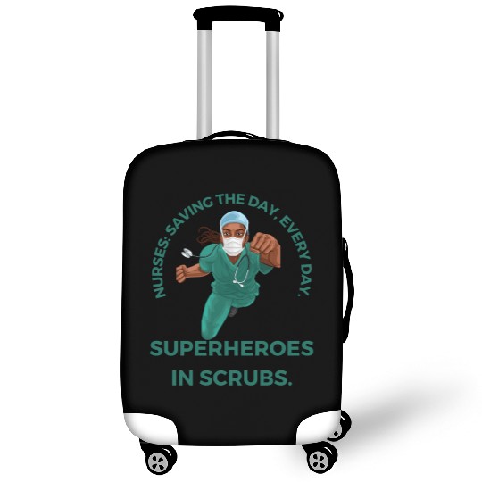 Superheroes in scrubs Luggage Covers