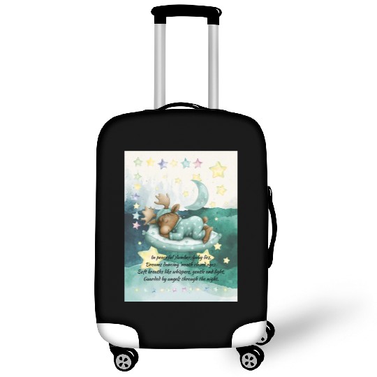 Baby Moose Poem Luggage Covers