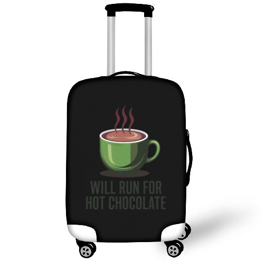 Will Run For Hot Chocolate Luggage Covers