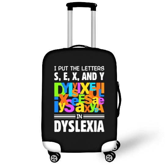 Reading Disorder Design for a Dyslexia Warrior Luggage Covers