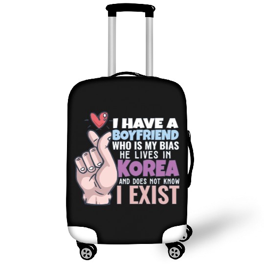 I Have A Boyfriend Kpop Idol Fan K Drama Lover I Luggage Covers