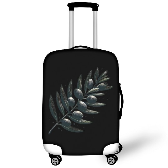 An olive Branch Luggage Covers