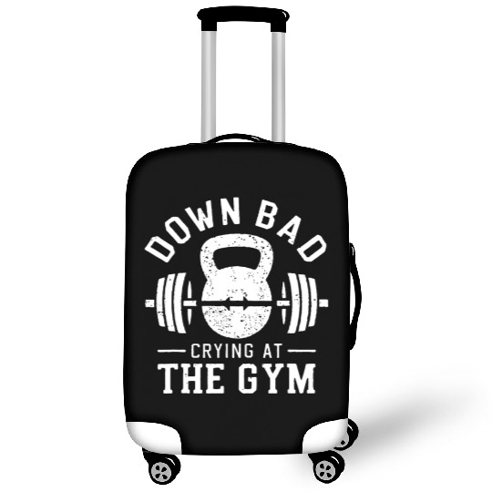 Down Bad Crying At The Gym Luggage Covers