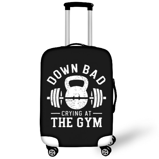 Down Bad Crying At The Gym Luggage Covers