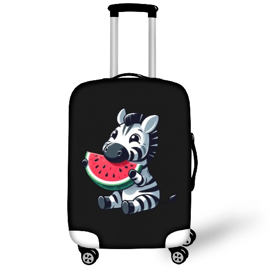 Zebra melon watermelon fruit fruity Luggage Covers