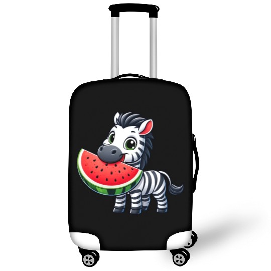 Zebra melon watermelon fruit fruity Luggage Covers