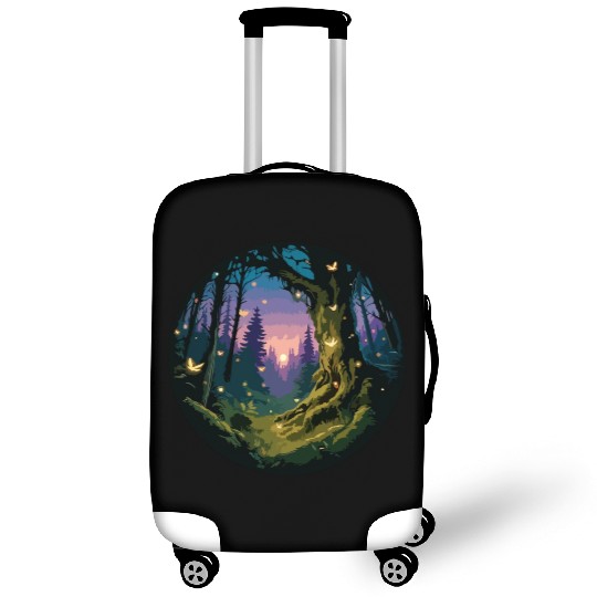 Enchanted Forest: Mystical Twilight Luggage Covers
