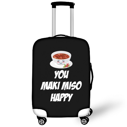 You Maki Miso Happy Asian Chinese Cuisine Luggage Covers