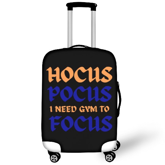 Hocus Pocus I Need Gym To Focus Luggage Covers