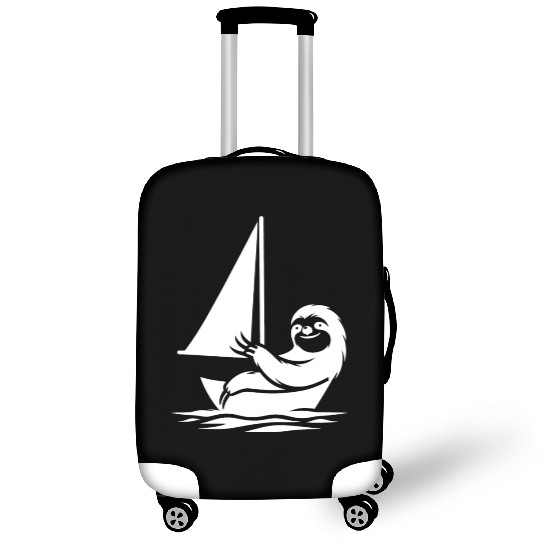 Minimalist sailing dinghy sloth summer Luggage Covers