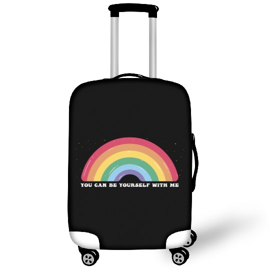 You Can Be Yourself With Me - LGBTQ Ally Gay Luggage Covers
