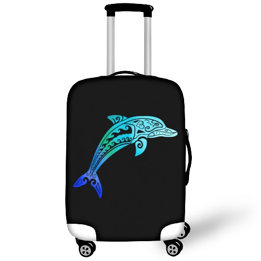 Jumping Dolphin Tribal Luggage Covers