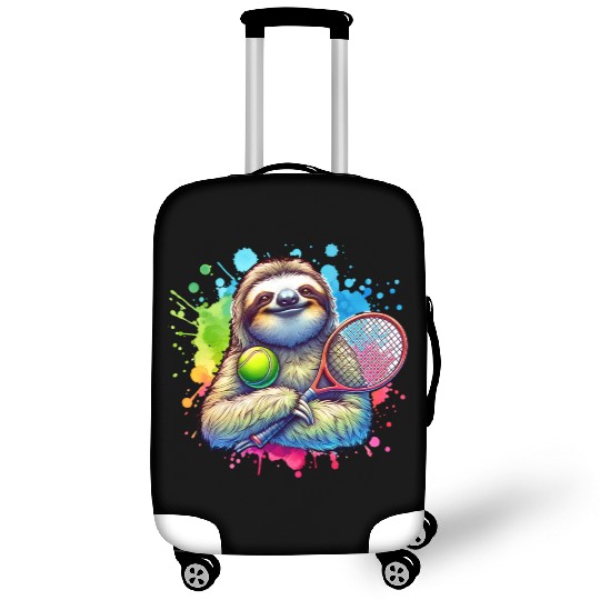 Sloth Tennis Player Cool Court Match Design Luggage Covers