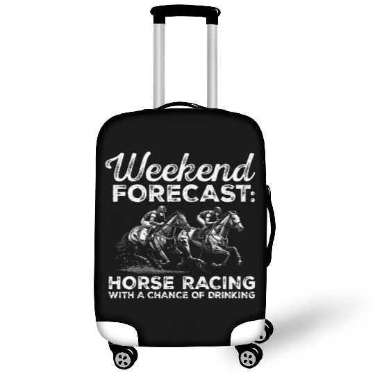 Weekend Forecast Horse Racing with a Chance Luggage Covers