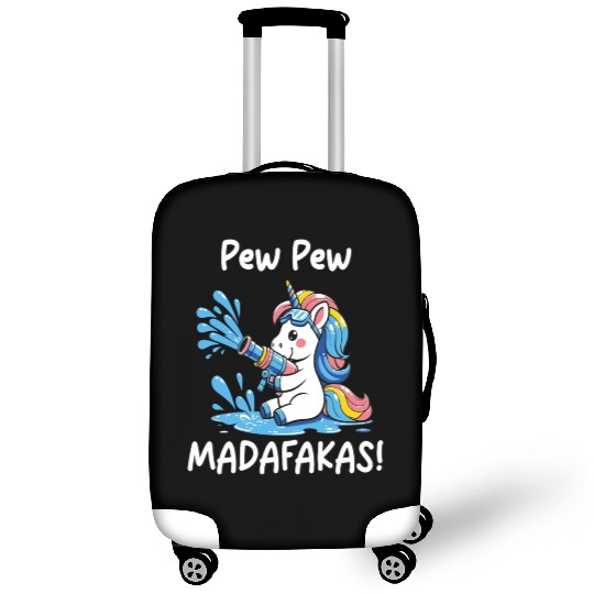 Funny | Hilarious Gift Idea | Pew Pew Madafakas Luggage Covers