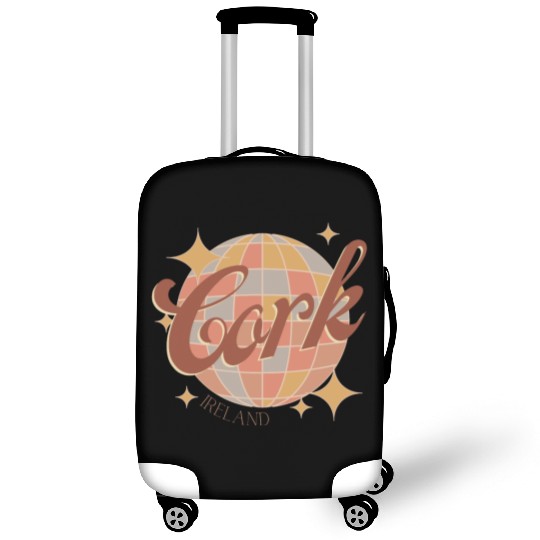 Cork City Ireland Retro Vintage Disco ball design Luggage Covers